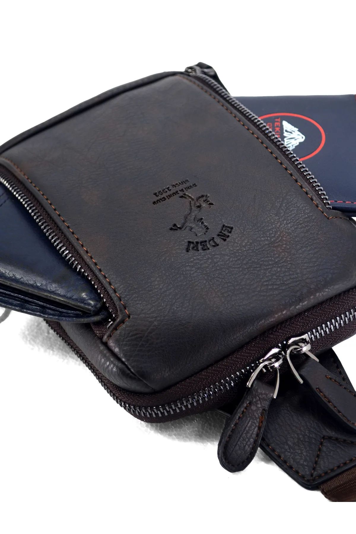 Erkek Kahverengi Günlük Çapraz Askılı Omuz Çantası Çapraz Çanta