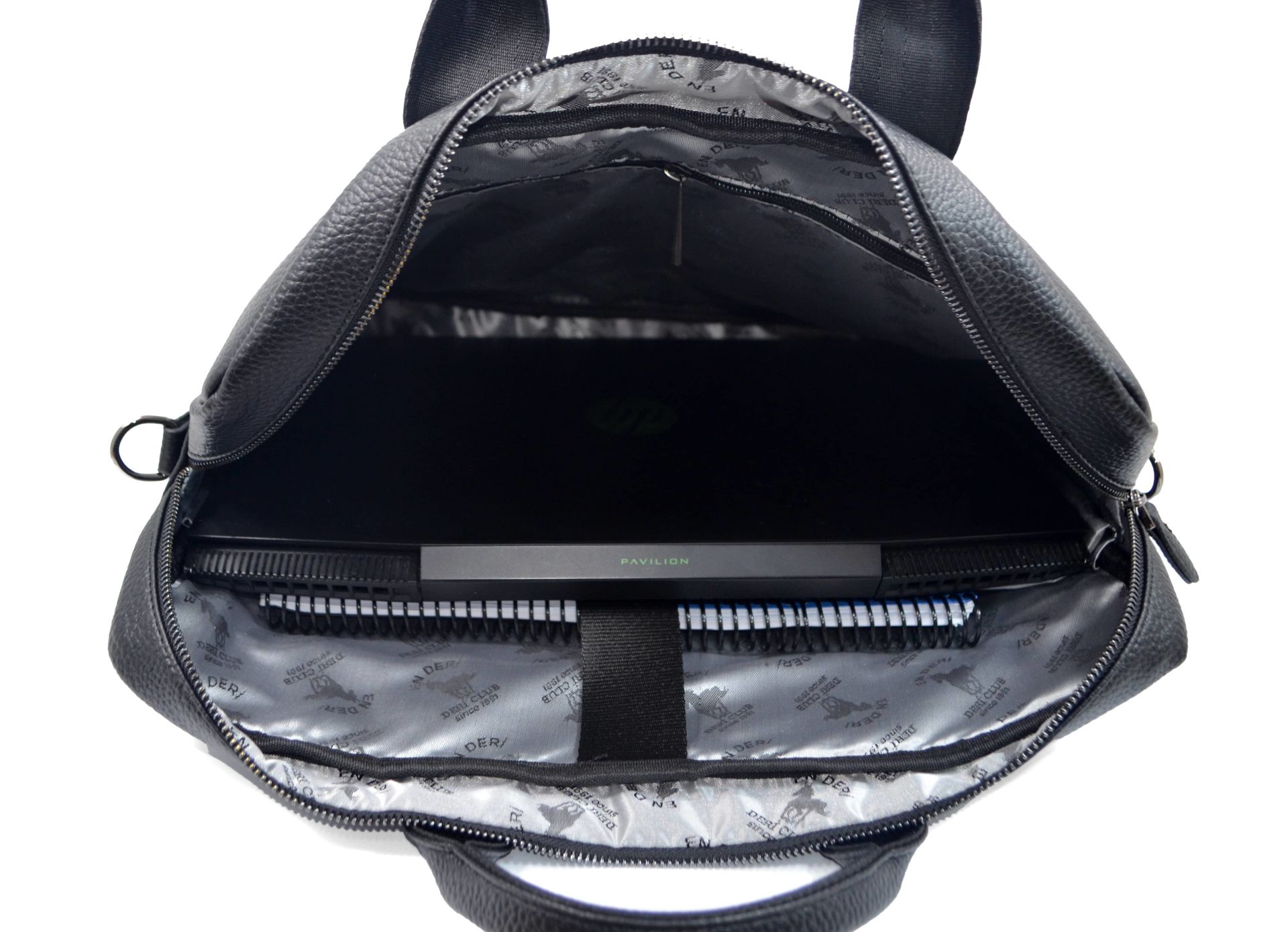 15,6-17,3 Inc Su Geçirmez Çok Bölmeli Omuz Ve El Askılı Evrak Ve Laptop Çantası 7043 siyah