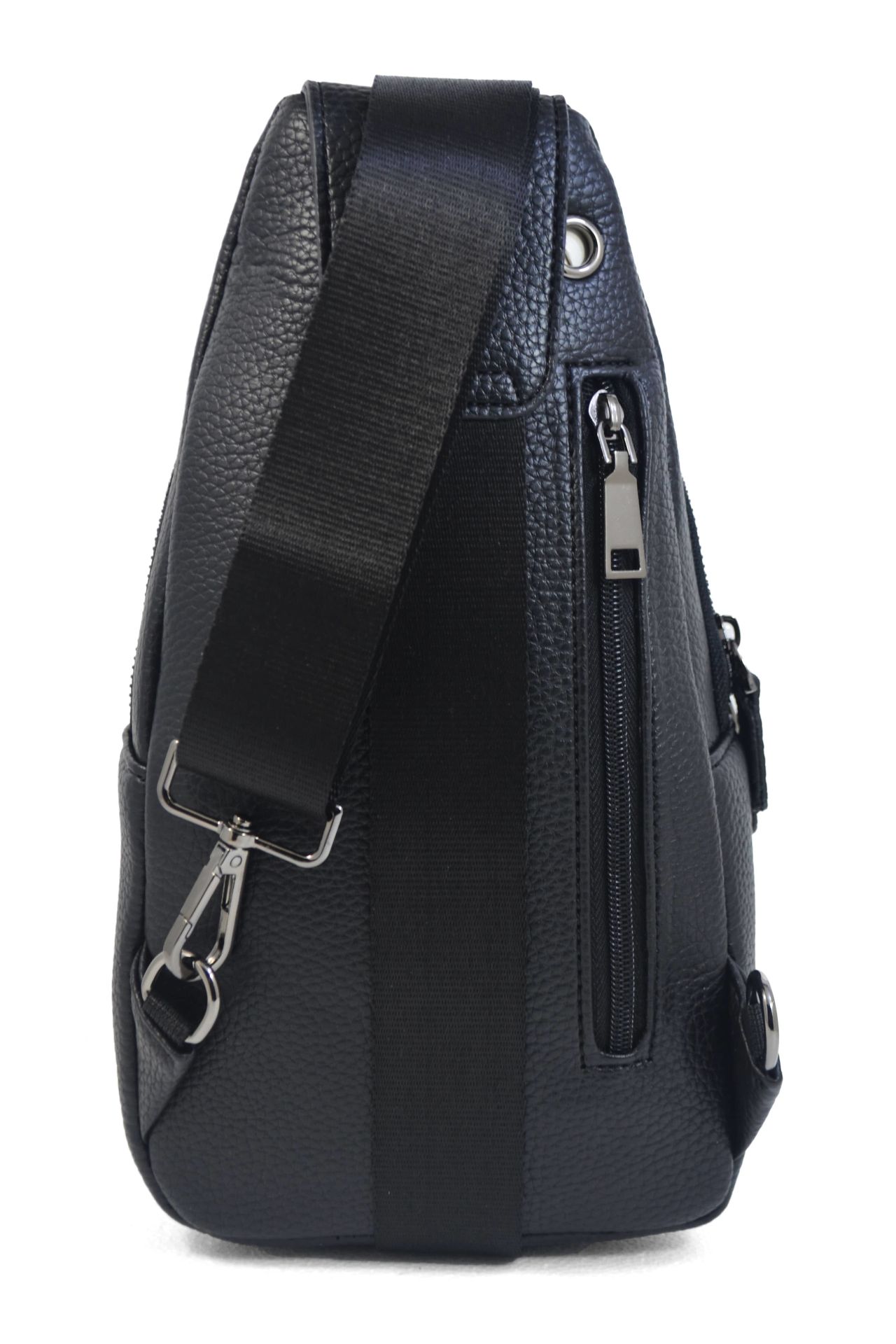 Erkek Omuz Çantası Çok Bölmeli Kulaklık Çıkışlı Şık Erkek Çapraz Çanta