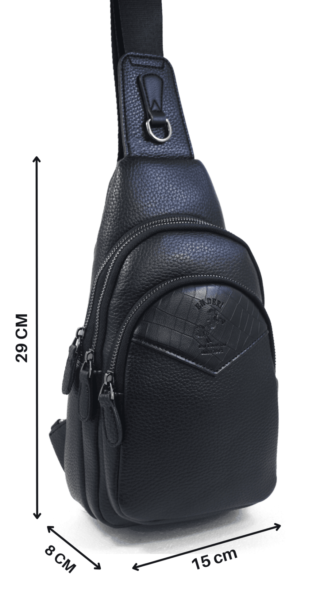 Erkek Omuz Çantası Çok Bölmeli Kulaklık Çıkışlı Şık Erkek Çapraz Çanta