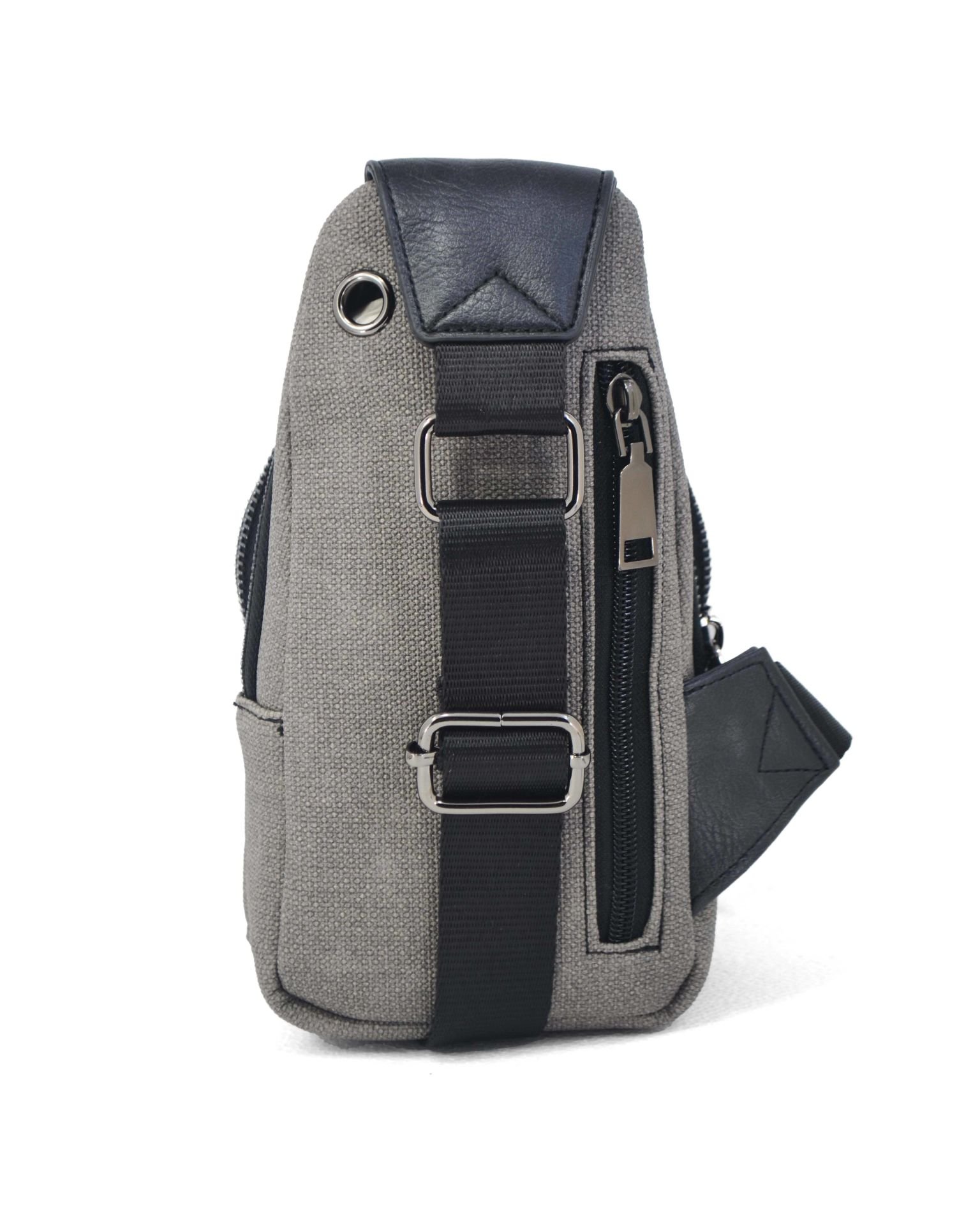 Kanvas Antrasit Ayarlanabilir Çapraz Askılı Omuz Çantası 7044