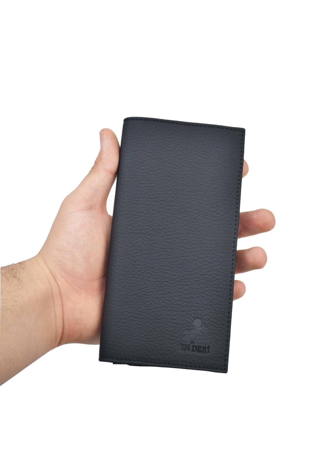 Telefon Bölmeli Cüzdan Mıknatıslı Büyük Cüzdan Hakiki Deri Cüzdan