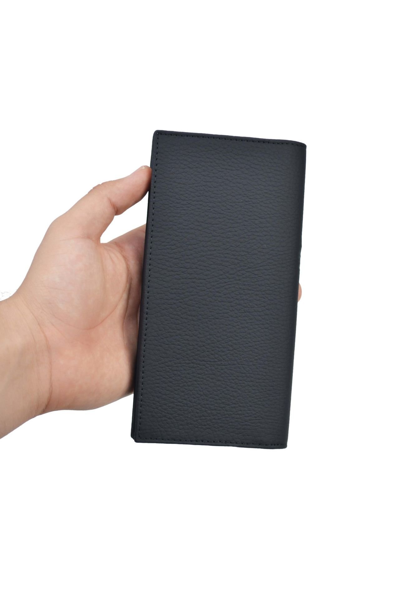 Telefon Bölmeli Cüzdan Mıknatıslı Büyük Cüzdan Hakiki Deri Cüzdan