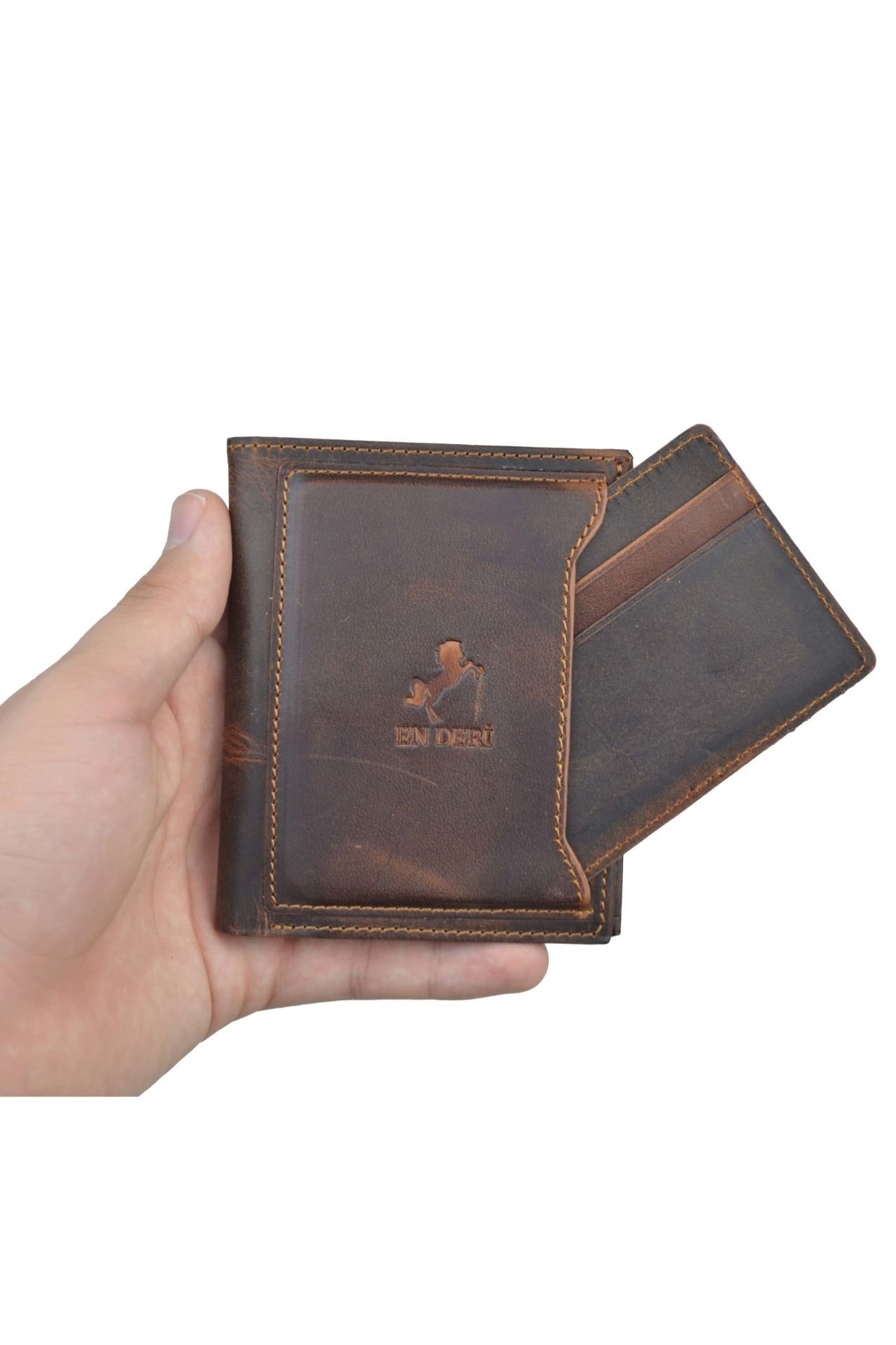 Hakiki Deri Cüzdan Taba Bol Kart Bölmeli Cüzdan Deri Cüzdan