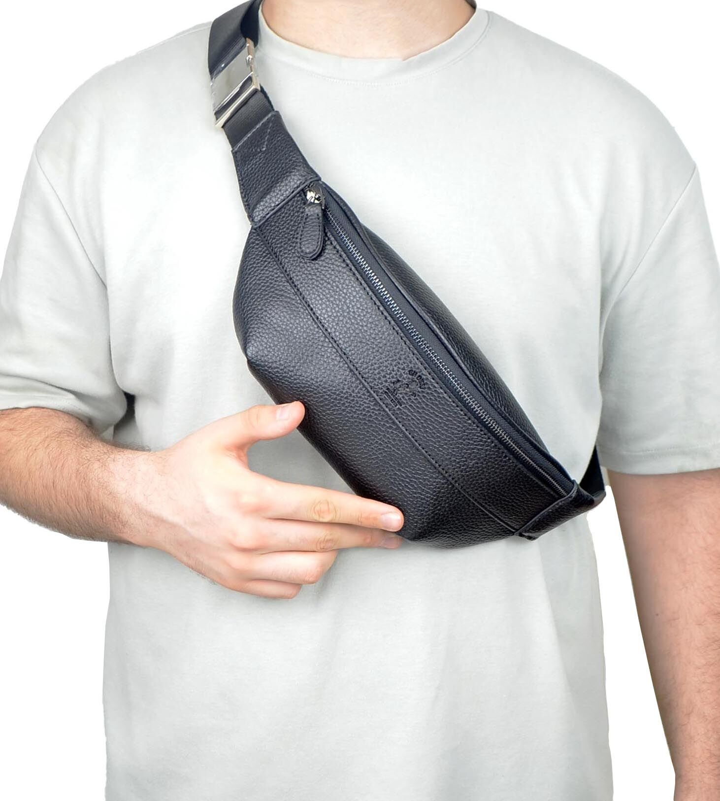 Siyah Günlük Omuz Bel Çantası