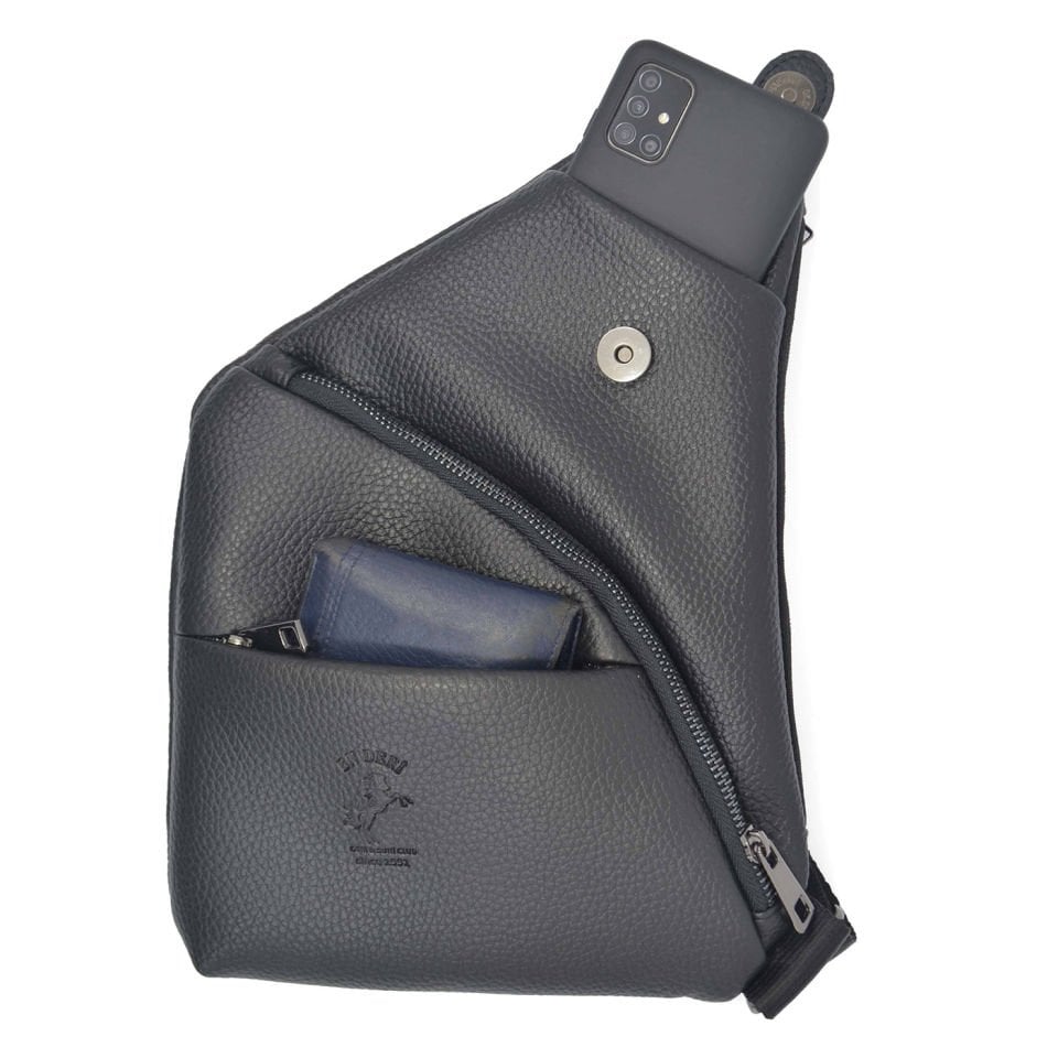 Erkek Çapraz Çanta Çok Bölmeli Şık Pratik Erkek Omuz Çantası Postacı Çanta