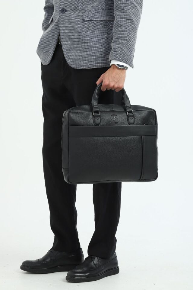 Siyah Laptop Çantası - 15.6/16.1/16.9 Inç Organizer Dayanıklı Bilgisayar Çantası