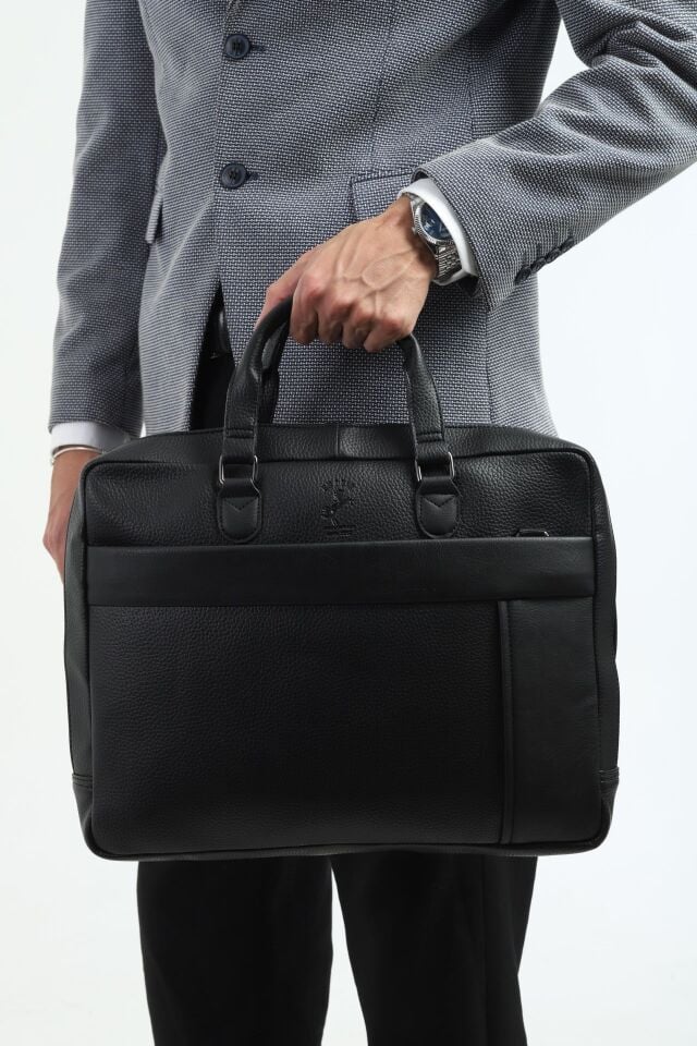 Siyah Laptop Çantası - 15.6/16.1/16.9 Inç Organizer Dayanıklı Bilgisayar Çantası