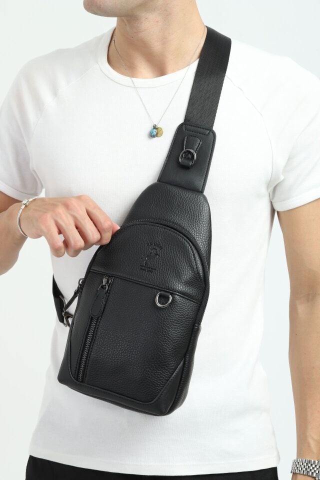 Erkek Omuz Çantası Çok Bölmeli Pratik Erkek Çapraz Çanta