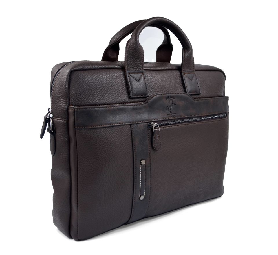 15,6-17,3 Inc Su Geçirmez Çok Bölmeli Omuz Ve El Askılı Evrak Ve Laptop Çantası 7043