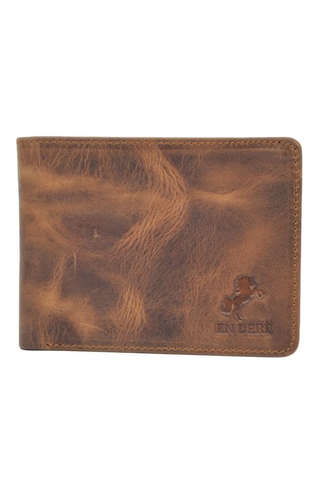 Hakiki Deri Cüzdan Bozuk Para Bölmeli Taba Deri Cüzdan