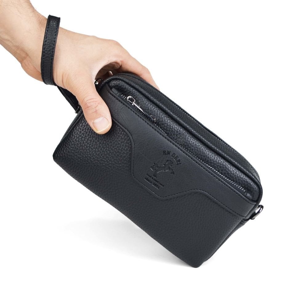 Erkek El ve Bileklik Kemerli Portföy El Çantası