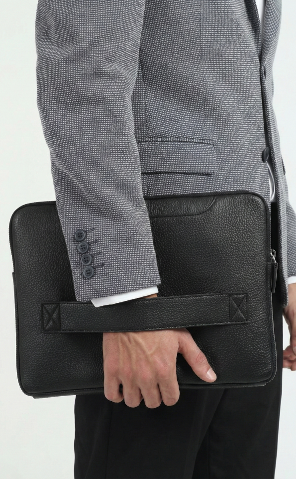 Siyah 14 inç Macbook Çantası - Laptop ve Bilgisayar Çantası