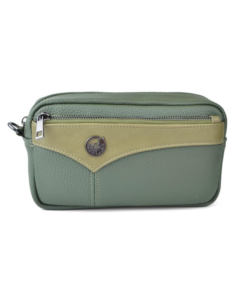 Erkek Haki El ve Bileklik Kemerli Portföy El Çantası