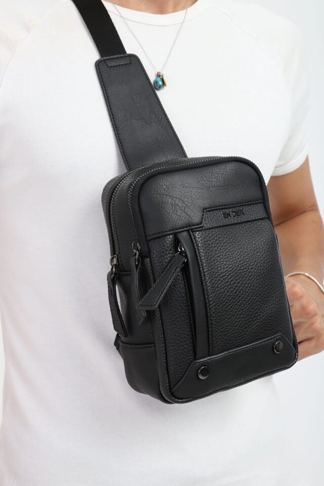 Taba Omuz Çantası - Erkek Çok Bölmeli Organizer Çapraz Çanta