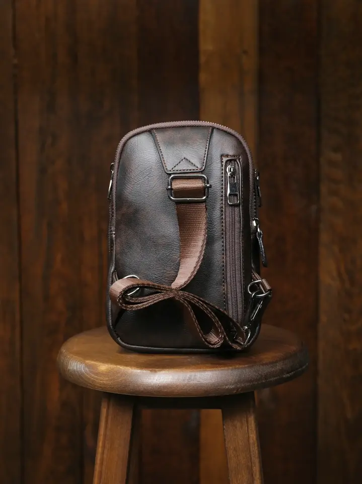 Erkek Çapraz Çanta - Minimalist Ergonomik Askılı Omuz Çantası