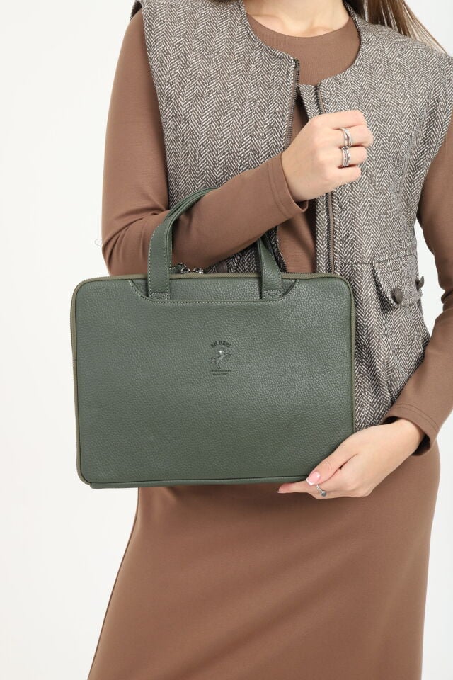 Haki 13-14 inç Macbook Çantası - Laptop ve Bilgisayar Çantası